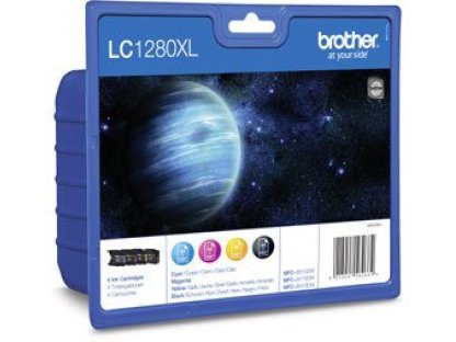 BROTHER LC-1280XLVALBP (inkoust multipack-černá+tři barvy)