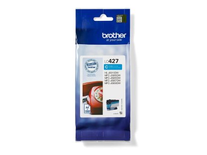 Brother LC427C originální cartridge modrá (LC427C)