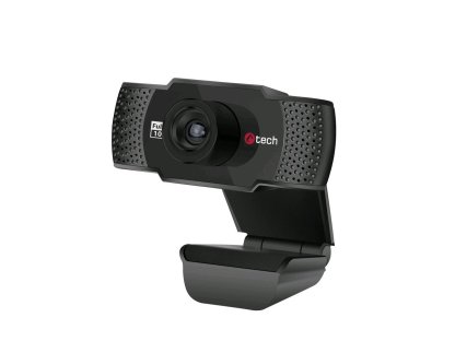 C-TECH CAM-11FHD, 1080P, mikrofon, černá (CAM-11FHD)