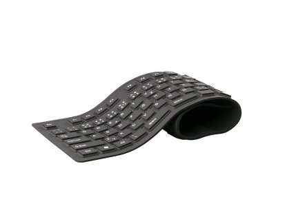 C-TECH gelová klávesnice, černá, CZ/SK ( FK-01)