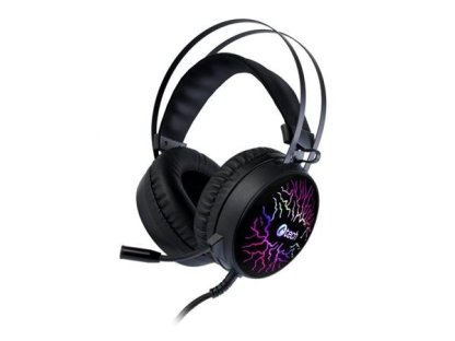 C-TECH herní sluchátka s mikrofonem Astro (GHS-16), casual gaming, LED, 7 barev podsvícení