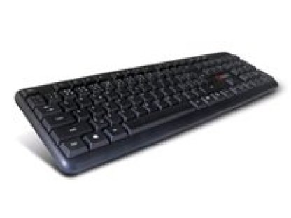 C-TECH KB-102 USB slim klávesnice, černá, CZ/SK (KB-102-U-BL)