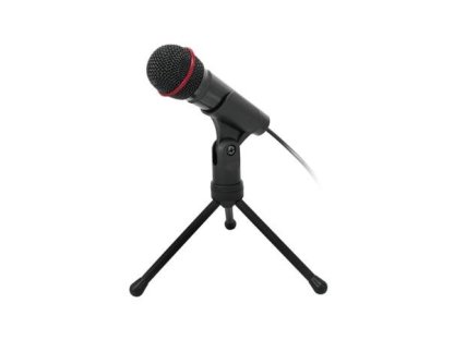 C-TECH MIC-01, 3,5" stereo jack, 2.5m (MIC-01)