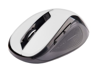 C-TECH Myš WLM-02 bezdrátová, 6tlač. černo-bílá (WLM-02W)