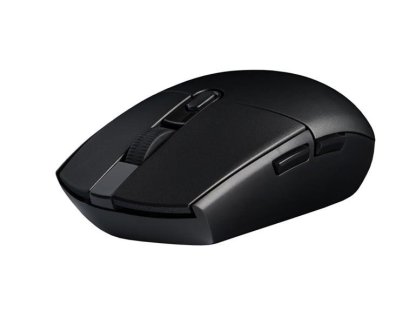 C-TECH myš WLM-06S, bezdrátová, 1600DPI, 6 tlačítek, černo-grafitová, tichá (WLM-06S-B)