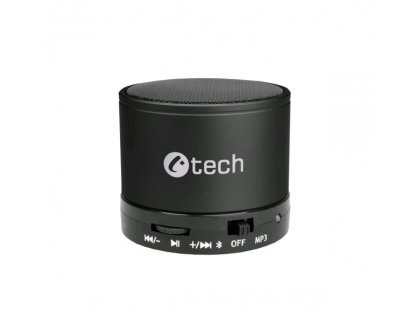 C-TECH reproduktor SPK-04B, bluetooth, handsfree, ctecka micro SD karet/prehrávac, FM rádio, cerný