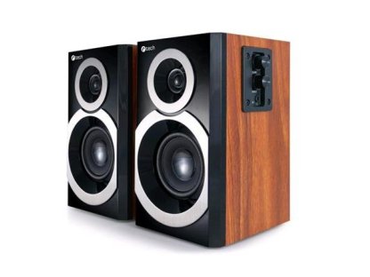 C-TECH reproduktory aktivní SPK-310WD, 2.0, 20W, dřevené (SPK-310WD)