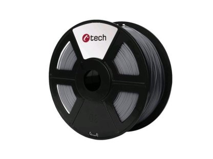 C-TECH tisková struna, stříbrná (3DF-PLA1.75-S)