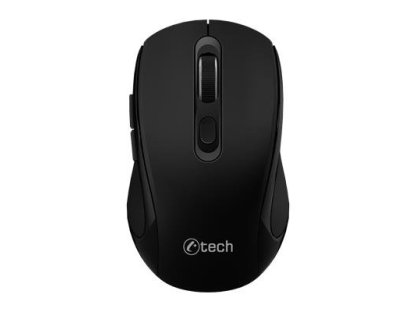 C-TECH WLM-12BK - Ergonomická/Optická/Pro praváky/1 600 DPI/USB+BT/Černá (WLM-12BK)