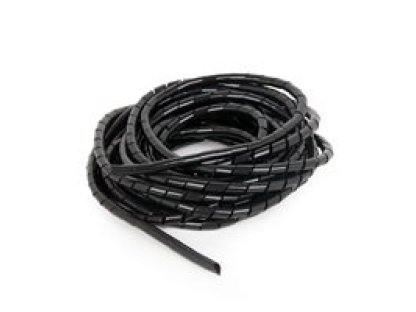 CABLEXPERT stahovací spirála na kabely 12mm 10 m černá (CM-WR1210-01)