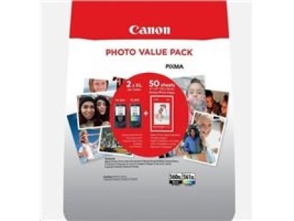 Canon cartridge PG-560XL / CL-561XL Multipack PHOTO VALUE / Black+Color / 400str. + 300str. (3712C008)