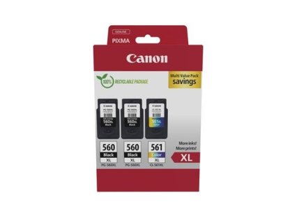 Canon cartridge PG-560XL x2 / CL-561XL Multipack / 2x black + Color / 2x400 str. + 300 str. (3712C009)