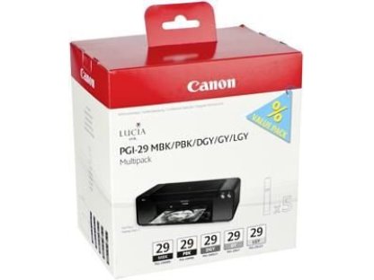 Canon cartridge PGI-29 MBK/PBK/DGY/GY/LGY/CO Multi/6x36ml (4868B018)