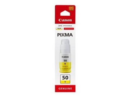 Canon inkoustová lahvička GI-50 Y žlutá (3405C001)