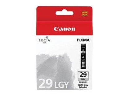 Canon inkoustová náplň PGI-29LGY/ Světle šedá (4872B001)