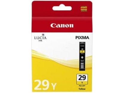 Canon inkoustová náplň PGI-29Y/ Žlutá (4875B001)