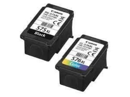 Canon PG-575XL/CL-576XL Photo Paper Value Pack - 2-balení - Vysoká výtežnost - černá, barva (azurová, purpurová, žlutá) - originální (5437C006)