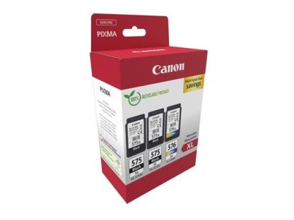 Canon PG-575XLx2/CL-576XL Multipack - 3 balení - Vysoká výtěžnost - černá, barva (azurová, purpurová, žlutá) - originální (5437C004)