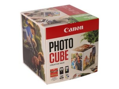 Canon Photo Cube Creative Pack - Lesklý - 2-balení - černá, barva (azurová, purpurová, žlutá) - originální (3713C014)