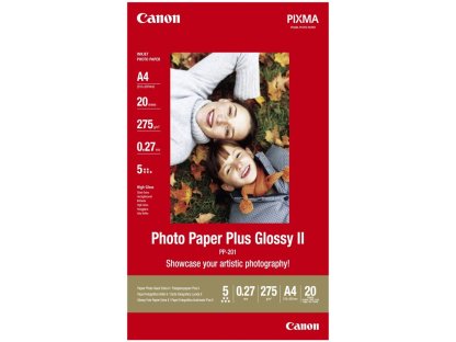 CANON PP-201, A4 fotopapír lesklý, 20ks, 275g/m (2311B019)