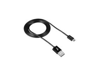 CANYON kabel USB 2.0, A-B micro, M/M, propojovací, 1,0m, černý (CNE-USBM1B)