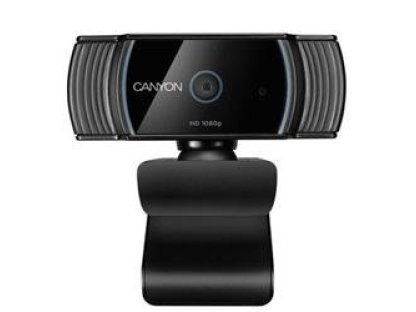 CANYON webkamera 1080P full HD 2.0Mega auto focus, USB2.0 , otocná 360°, vestavený mikrofon (CNS-CWC5)