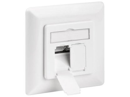 CAT 6a Class EA sítová zásuvka pod omítku 2x RJ45