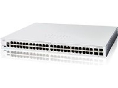 CISCO Catalyst 1200-48T-4X - Přepínač L3 inteligentní - 48 x 10/100/1000Base-T + 4 x 10 Gigabit SFP+ - Lze montovat do rozvaděče (C1200-48T-4X)
