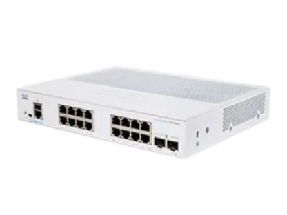 CISCO CBS250-16T-2G-EU 16-port GE Smart Switch, 16x GbE RJ-45, 2x 1G SFP (CBS250-16T-2G-EU)
