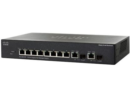Cisco SG350-10MP 10-port Gbit POE Managed Switch (SG350-10MP-K9-EU)
