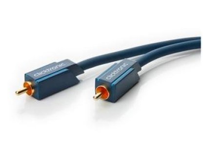 CLICKTRONIC kabel CINCH-CINCH, M/M, propojovací, 3m, modrý (CLICK70446)
