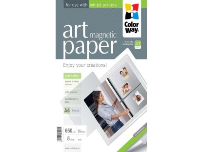 COLORWAY Art Magnetic Paper A4 (PMA650005MA4)