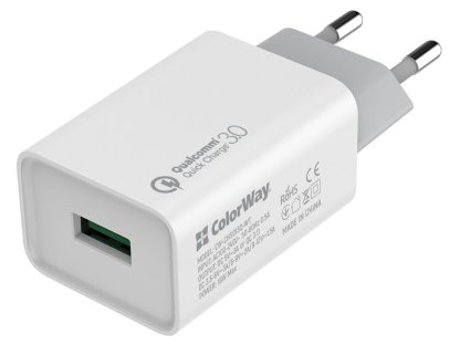 COLORWAY napájecí adaptér USB 18 W (CW-CHS013Q-WT)