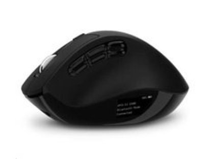 CONNECT IT FOR HEALTH DualMode bezdrátová ergonomická myš s LCD displejem, černá (CMO-4400-BK)