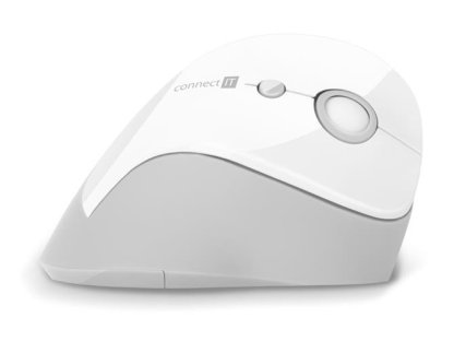 CONNECT IT FOR HEALTH ergonomická vertikální myš BÍLÁ (CMO-2700-WH)