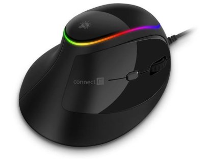 CONNECT IT GAME FOR HEALTH ergonomická vertikální myš (CMO-2800-BK)