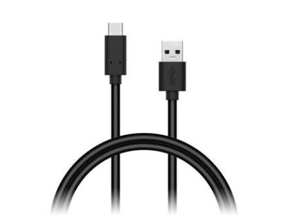 CONNECT IT kabel USB, C-A, M/M, propojovací, 1m, černý (CI-1176)