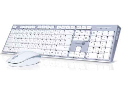 CONNECT IT set Combo bezdrátová šedá klávesnice + myš, CZ/SK (CKM-7510-CS)