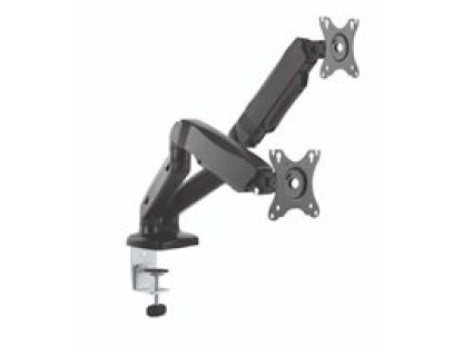 CONNECT IT TwinArm stolní držák na 2 monitory, černý