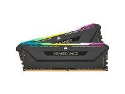CORSAIR 32GB DDR4 3200MHz VENGEANCE RGB Pro Black (CMH32GX4M2Z3200C16)