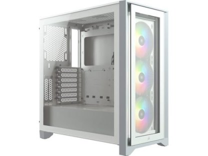 CORSAIR iCUE 4000X RGB Tempered Glass White (CC-9011205-WW)