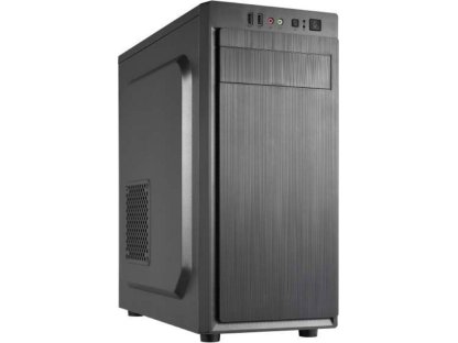 CRONO skříň Middle Tower MT-ITX3/ bez zdroje/ USB 3.0/ USB 2.0/ 2x 3.5mm jack/ cerný