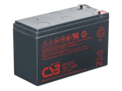 CSB Pb záložní akumulátor VRLA AGM 12V/7,2Ah (GP1272 F2)