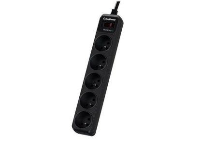 CYBERPOWER přepěťová ochrana, 5 zásuvek, 1,8m, černá (B0520SC0-FR)