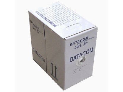 DATACOM kabel drát C5E FTP PE venkovní 305m box černý (1203)