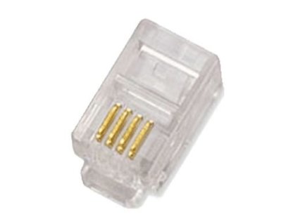 DATACOM Konektor RJ10 UTP lanko 4p4c bal.10ks (4101)