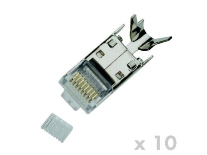 DATACOM konektor RJ45 STP CAT7(6A) 8p8c drát(10ks) (4146)