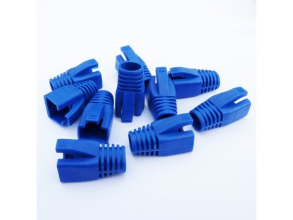 DATACOM krytka pro RJ45 (CAT6A,CAT7) modrý (10ks) (4393)