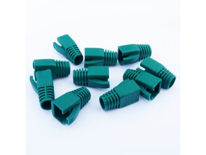 DATACOM krytka pro RJ45 (CAT6A,CAT7) zelený (10ks) (4395)