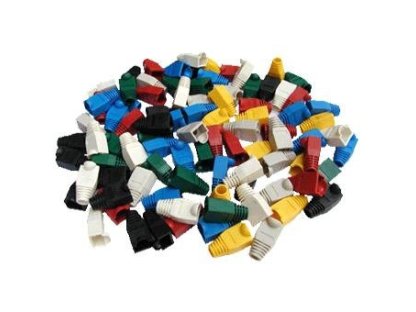DATACOM ochrana pro plug RJ45 s bublinou šedý (CAT6) - 100ks (43621)